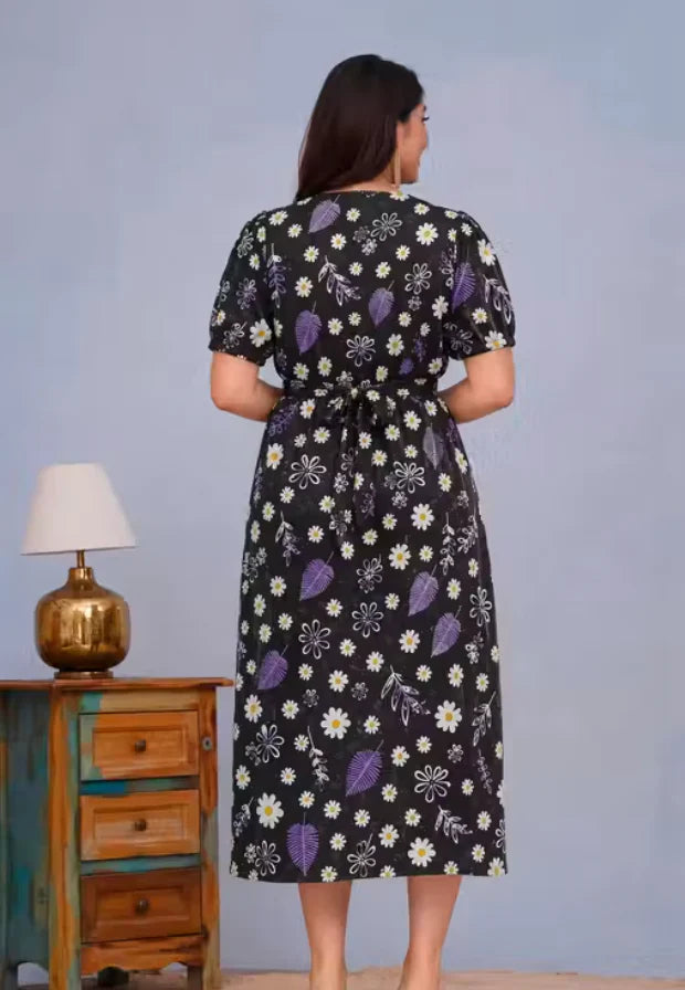 Premium Floral Maternity & Feeding Kurti